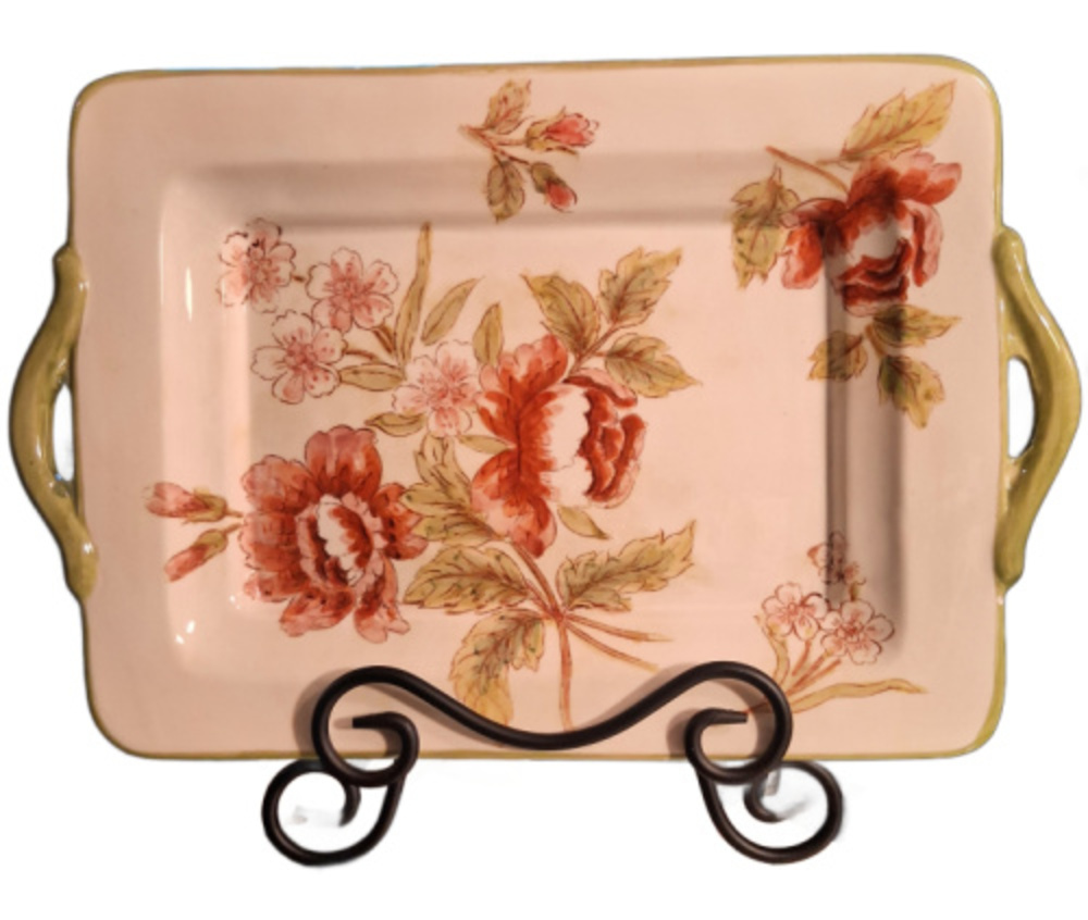 Vintage Ceramic Platter and Plate